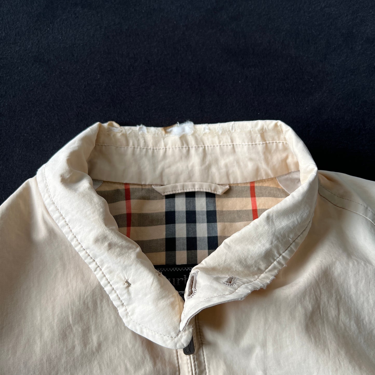 Burberry Mens Beige light Bomber