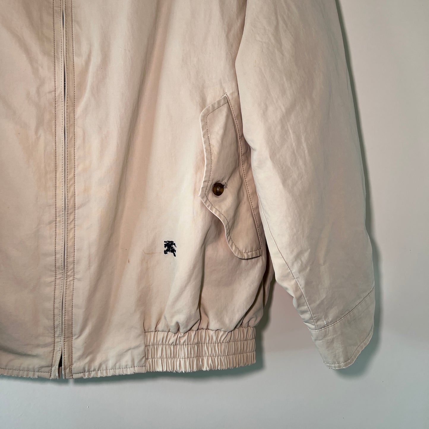 Burberry Mens Beige light Bomber