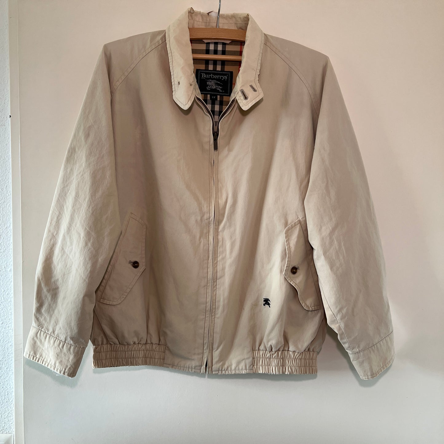 Burberry Mens Beige light Bomber