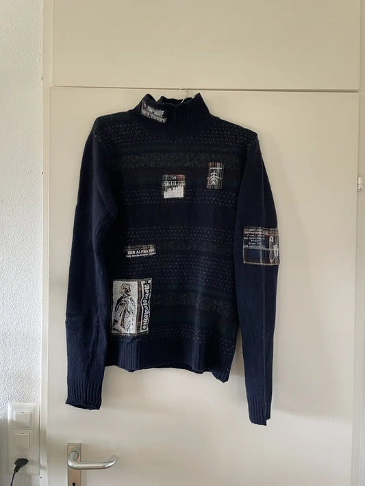 RAF BY RAF SIMONS PATCHES SWEATER / TURTLENECK