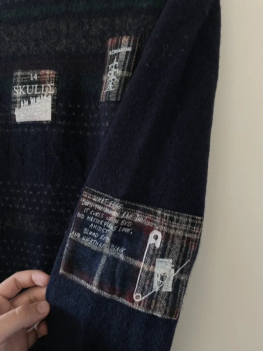 RAF BY RAF SIMONS PATCHES SWEATER / TURTLENECK