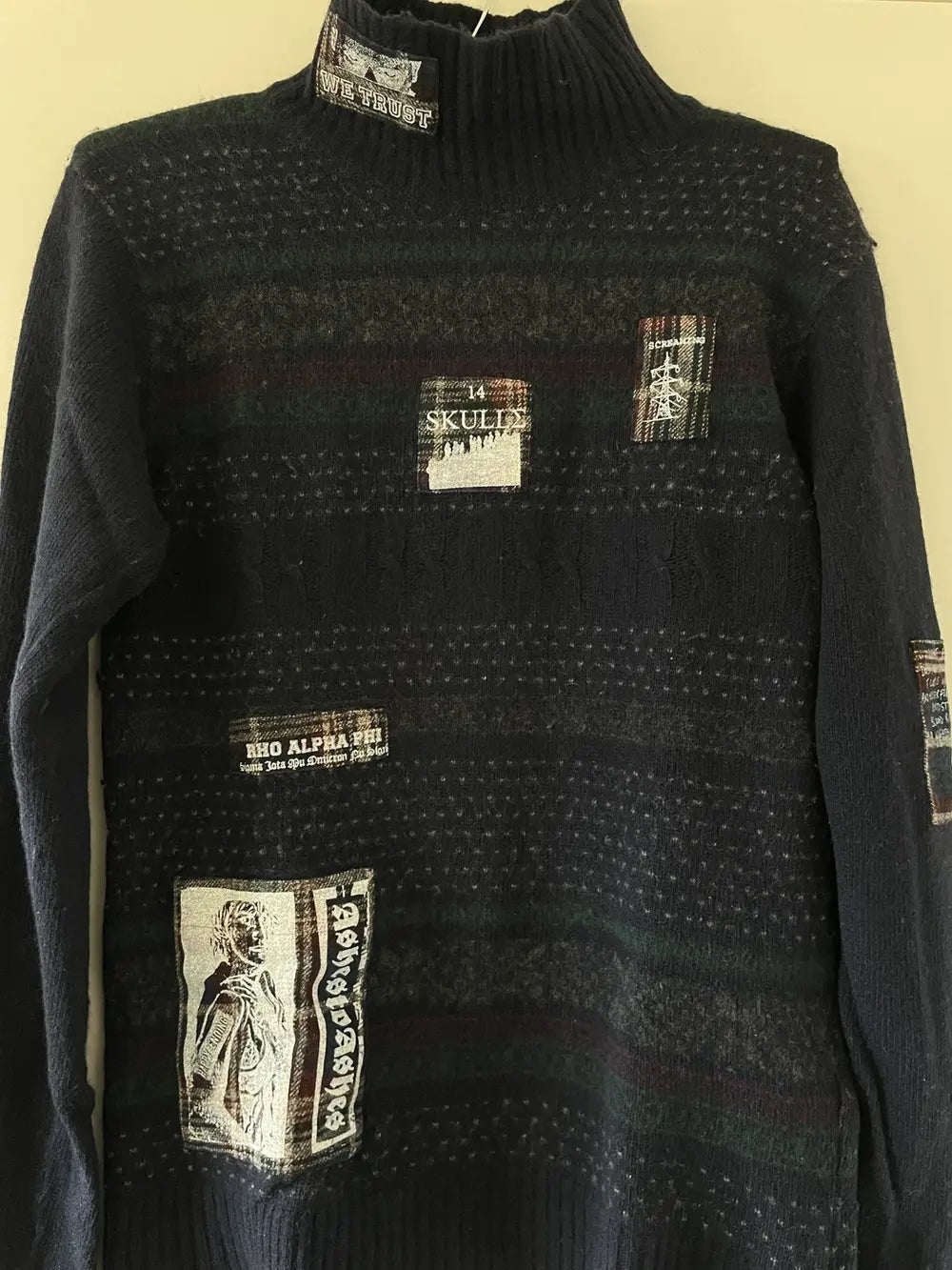 RAF BY RAF SIMONS PATCHES SWEATER / TURTLENECK